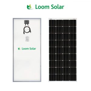 Loom Solar 180 watt Volt Mono PERC Solar Panel (Pack 2) with Panel Stand